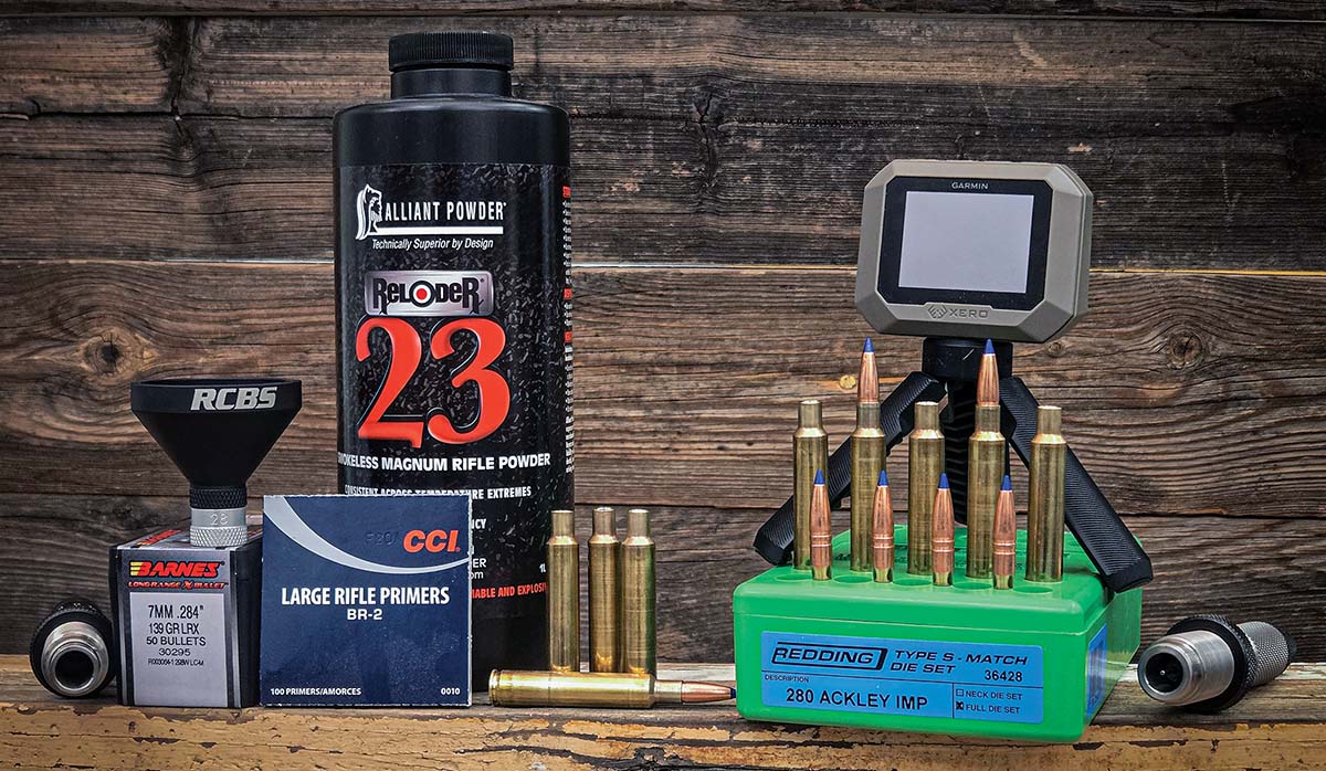 High-quality components and dies were selected for developing loads in this rifle. The Redding Type S Match Die Set is one of the best on the market for creating consistent, uniform handloads.